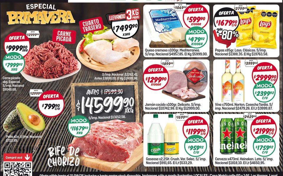 Especial primavera y 20% de reintegro con Modo: las ofertas en El Nene