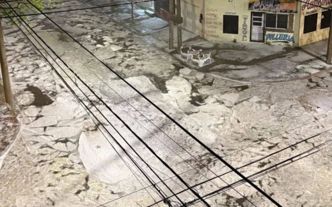 Escenas de película | Tormenta histórica en La Pampa: granizo y destrozos en la madrugada