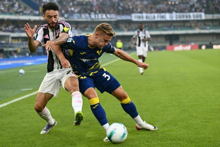La Juve dejó pasar una chance de oro ante el Hellas
