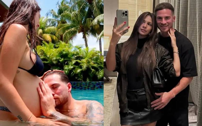 Felicidad plena: nació Alaia, la hija de Alexis Mac Allister y Ailén Cova