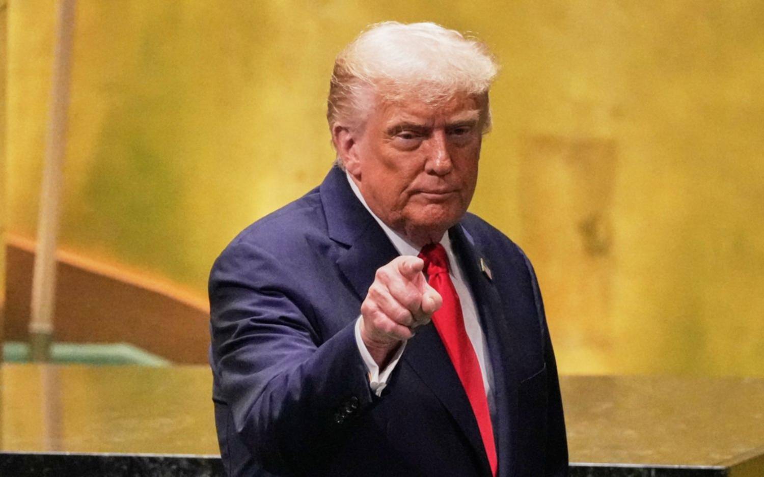 Trump criticó a la ONU, a los líderes europeos y a los que reconocieron el Estado palestino