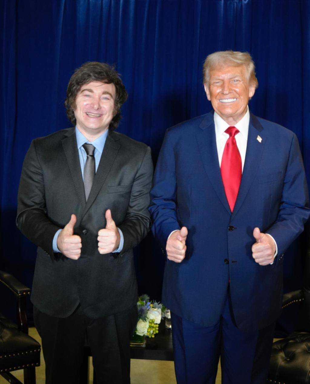 Trump, sin rodeos: “Milei tiene mi respaldo total”