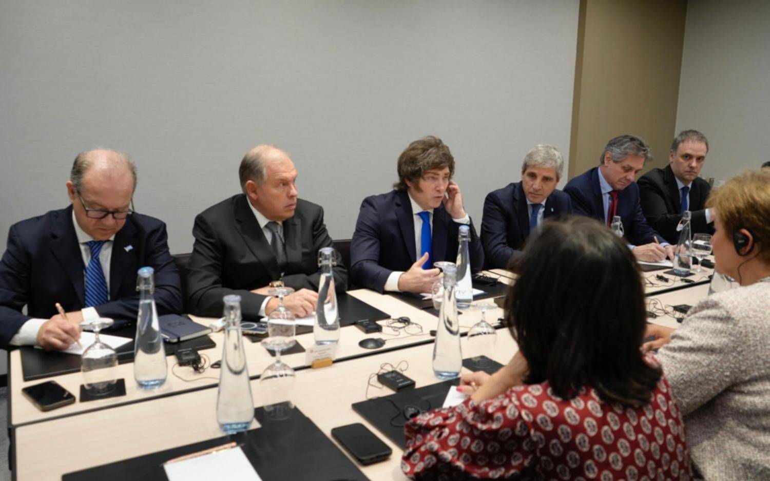Javier Milei se reunió con Kristalina Georgieva: "Damos la bienvenida al apoyo de Estados Unidos y el BID", dijo la titular del FMI