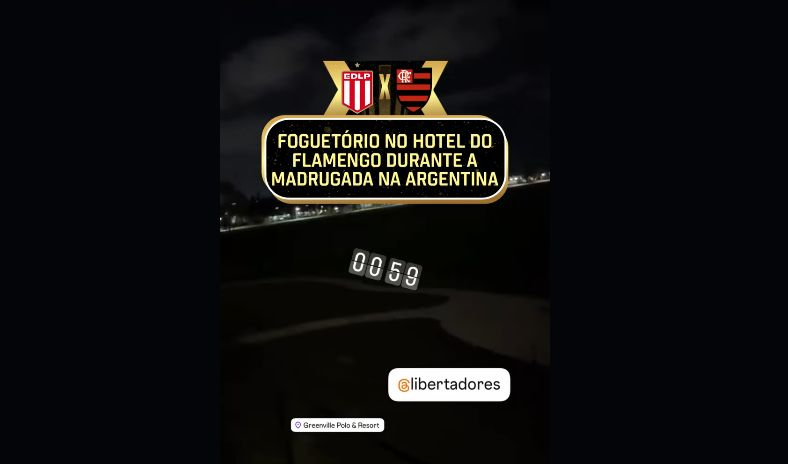 Bem-vindos a La Plata: así pasó la noche Flamengo, entre fuegos artificiales y mucho ruido