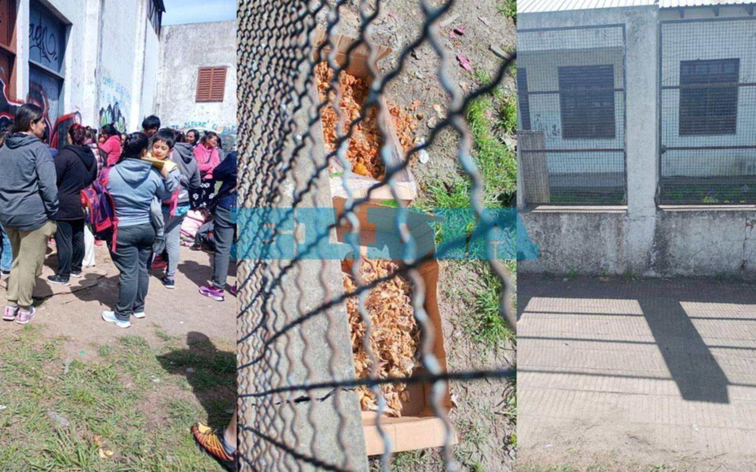 Denuncian que en una escuela de La Plata se desperdicia comida y hay falta de inclusión en los comedores