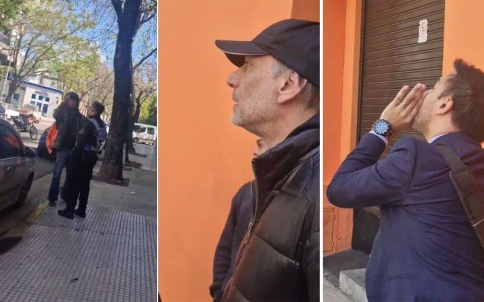 Revuelo, policía e insultos en la puerta de Carajo: increparon a Lilia Lemoine y saltó Tronco y el "Gordo Leyes" a defenderla