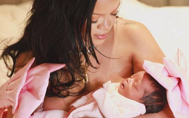 Rihanna fue mamá por tercera vez y presentó a su bebé