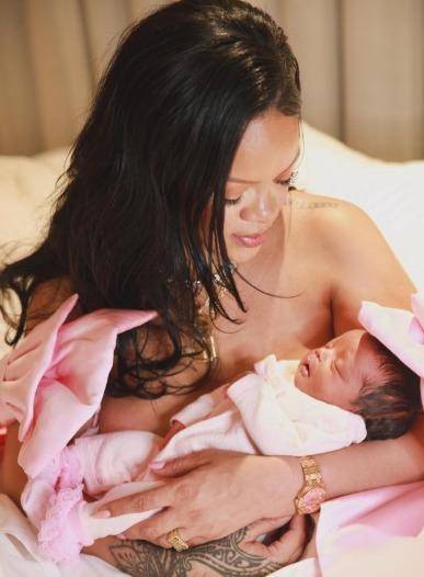 Pequeña Rocki: Rihanna anunció el nacimiento de su primera hija