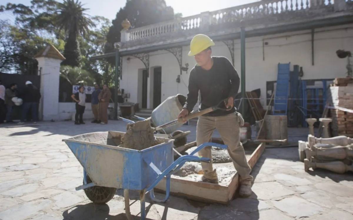 Avanza en la restauración de la Escuela Agraria N° 1 de Quilmes