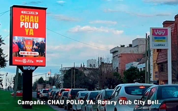 Wow, una empresa platense que lleva la publicidad en vía pública al servicio del bien común