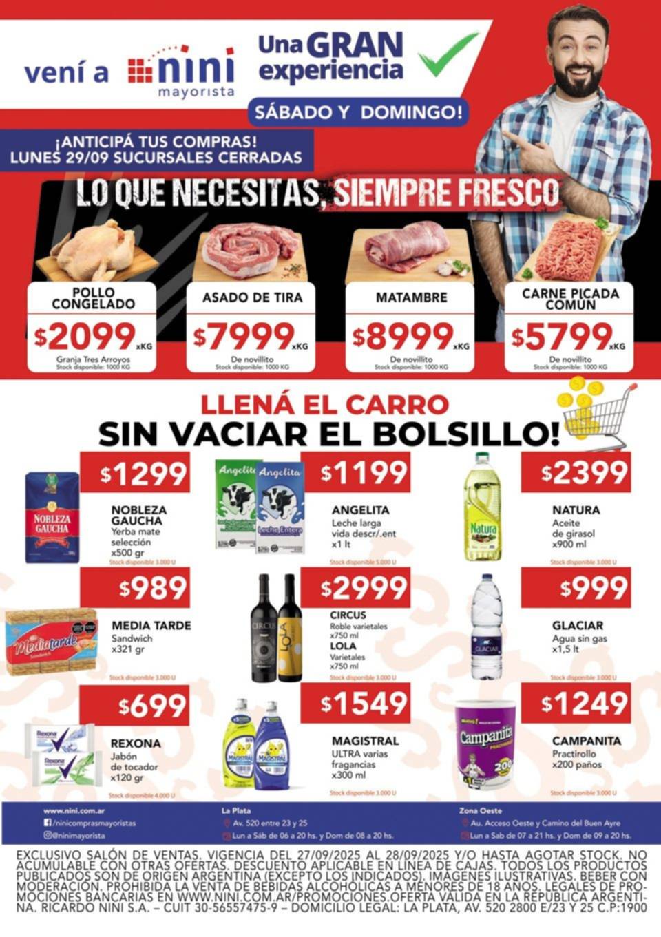 Adelantá las compras en NINI: las ofertas de este finde