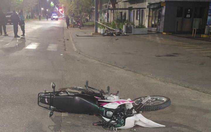 Trágico choque de motos en Ensenada