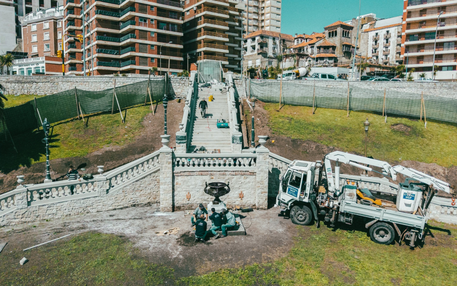 Mar del Plata: inauguran la restaurada Escalera Imperial