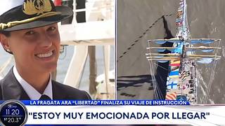 ¿Qué pasó en la Fragata Libertad?: la entrevista con la teniente "fantasma" que se hizo viral