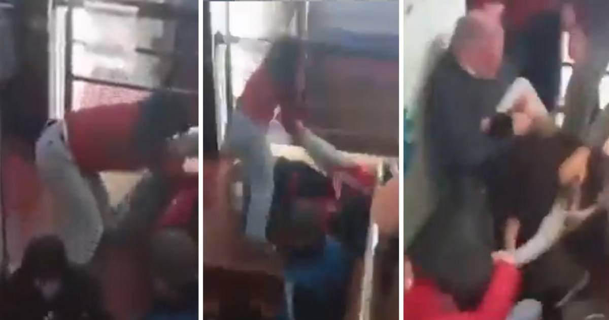 Tras una feroz pelea en la Secundaria Nº 3 de Los Hornos, dos alumnas rodaron por las escaleras | El Dia