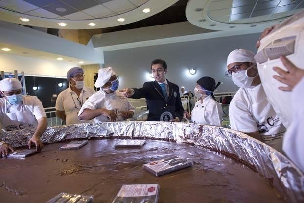 La moneda de chocolate más grande del mundo