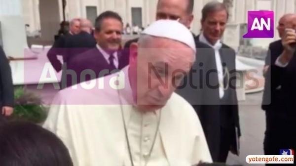 Difunden un video en el que el Papa llama “zurdos” a detractores de un obispo