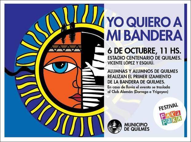 Izarán por primera vez la bandera municipal de Quilmes