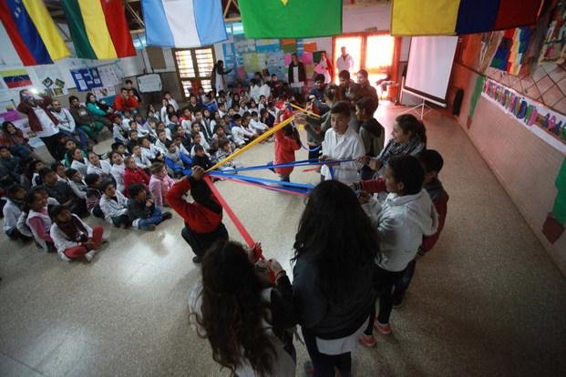 Integración: en la Escuela 40 conviven niños de seis países