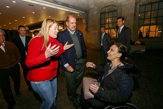Michetti y Stolbizer se encontraron e intercambiaron elogios