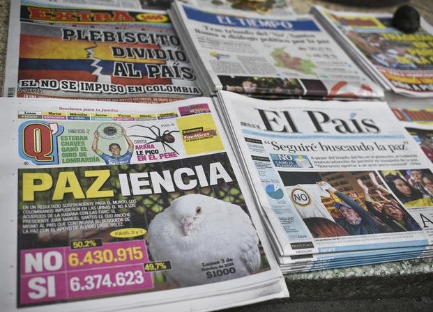 Colombia busca salvar el acuerdo de paz tras el “No” en el plebiscito