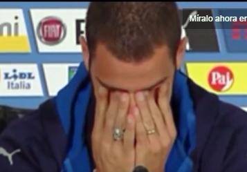 Jugador de la Juve rompe en llanto al hablar sobe la salud de su pequeño hijo