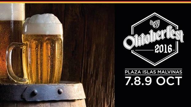 El “Oktoberfest” platense, en plaza Islas Malvinas