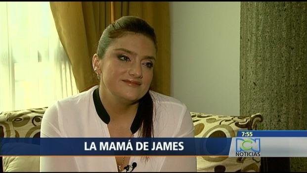 La madre de James Rodriguez denunció amenazas contra su hijo