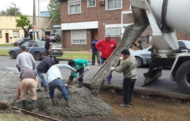 Avanzan los trabajos de reparación y bacheo