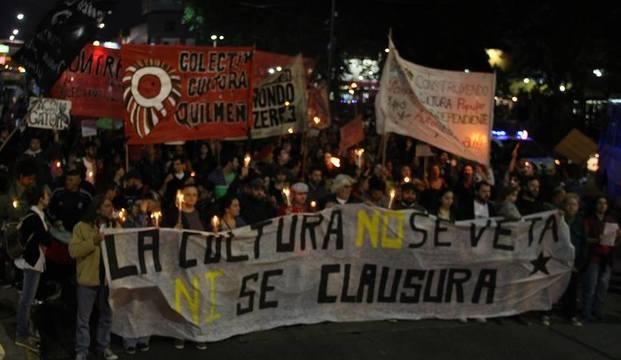Concurrida "Marcha de antorchas"