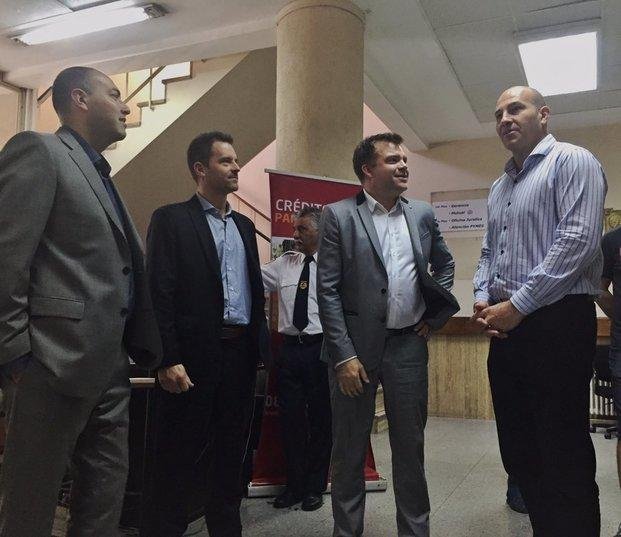 Molina se reunió con autoridades locales del banco Provincia