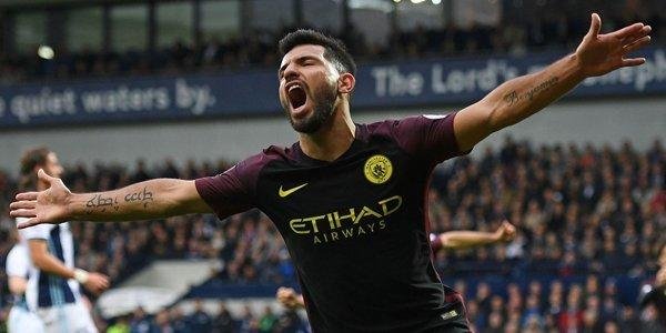 Agüero volvió al gol y le dio el triunfo al City, que sigue como líder