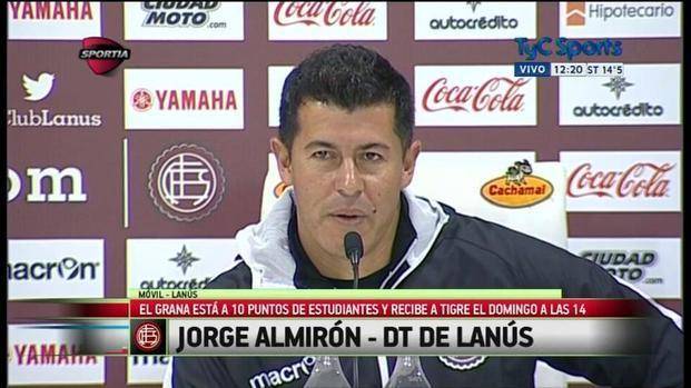 Almirón: "Es una falta de respeto que nos hagan jugar a las 14"
