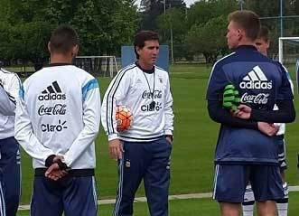 El Patón, otra vez atento al Sub 20
