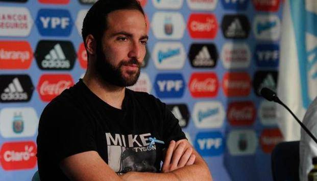 "Mientras nos llamen vamos a seguir viniendo", dijo el Pipita Higuaín
