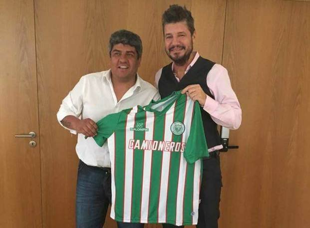 Moyano y Tinelli para la foto