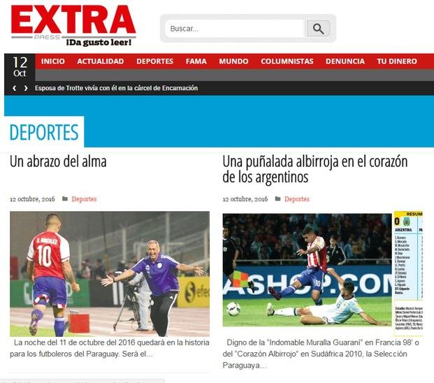 "Paraguay hizo historia"