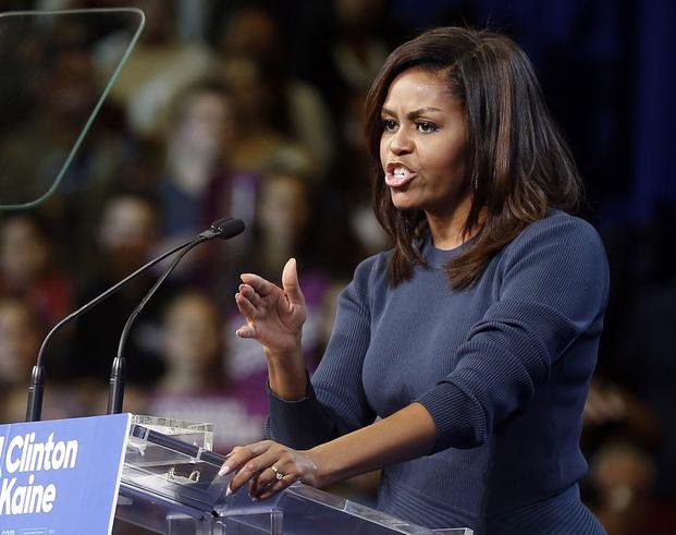 Michelle Obama contra Trump por el video filtrado