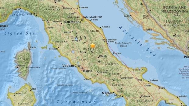 Dos sismos sacudieron el centro de Italia