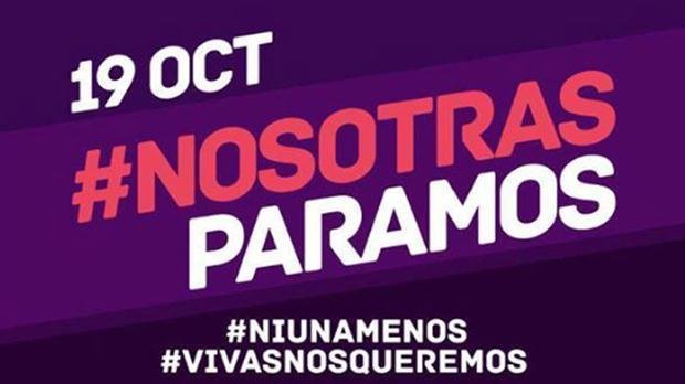 Convocan a un Paro Nacional de Mujeres para el 19 de octubre