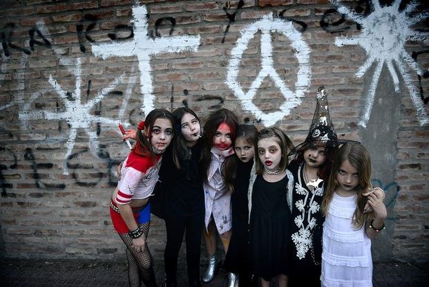 Disfraces por Halloween en la Ciudad
