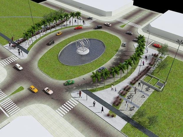 Proyectan reformas en la rotonda de 7 y 32
