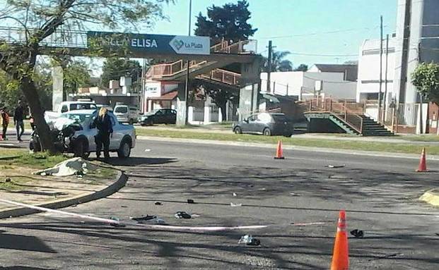 Accidente fatal en Villa Elisa