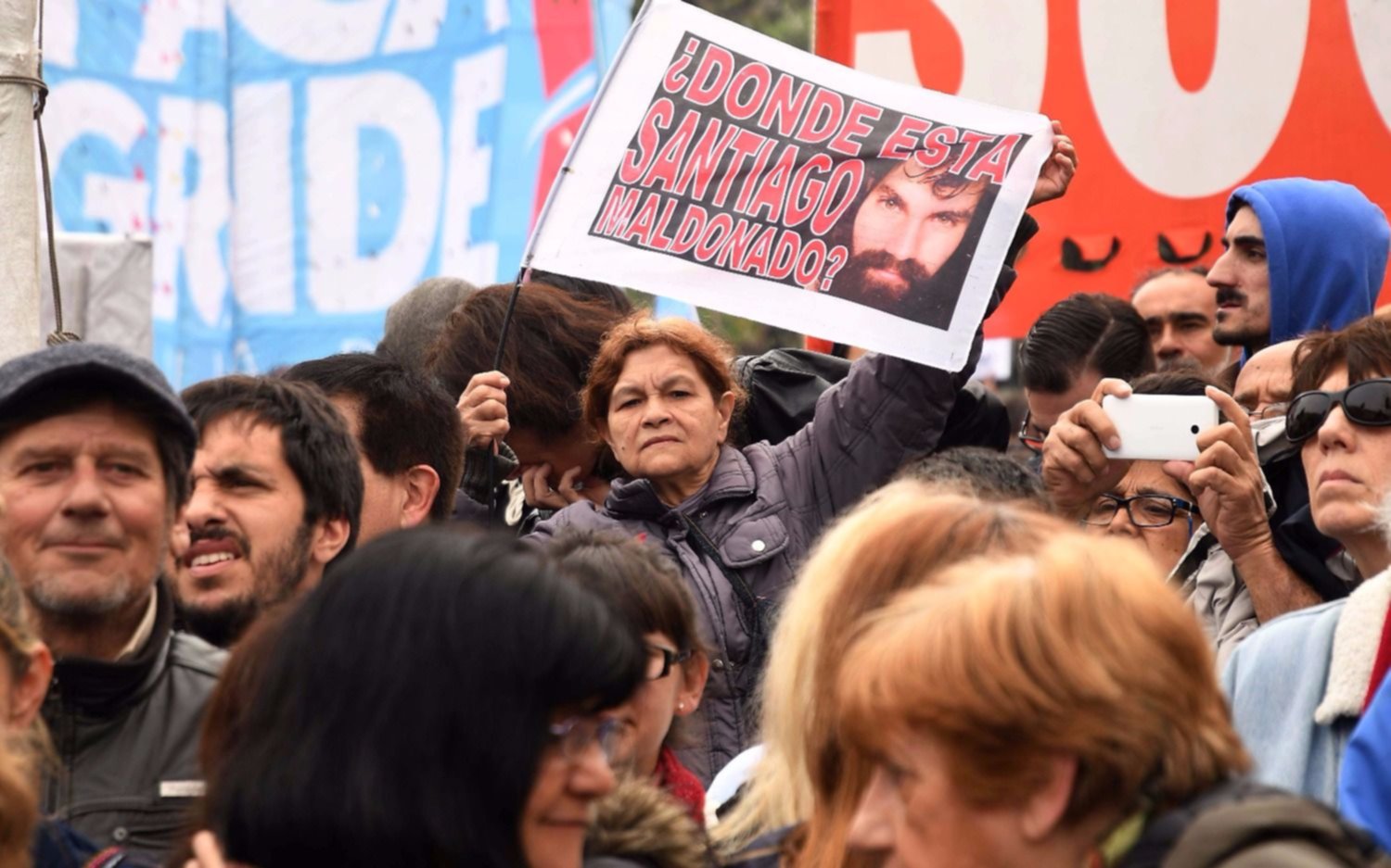 Una multitud marchó en reclamo por la aparición con vida de Santiago Maldonado