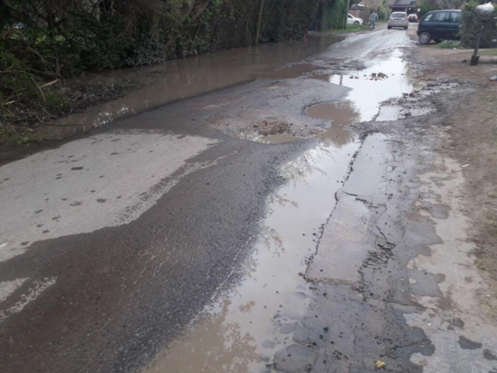 La intensa lluvia dejó varias calles anegadas