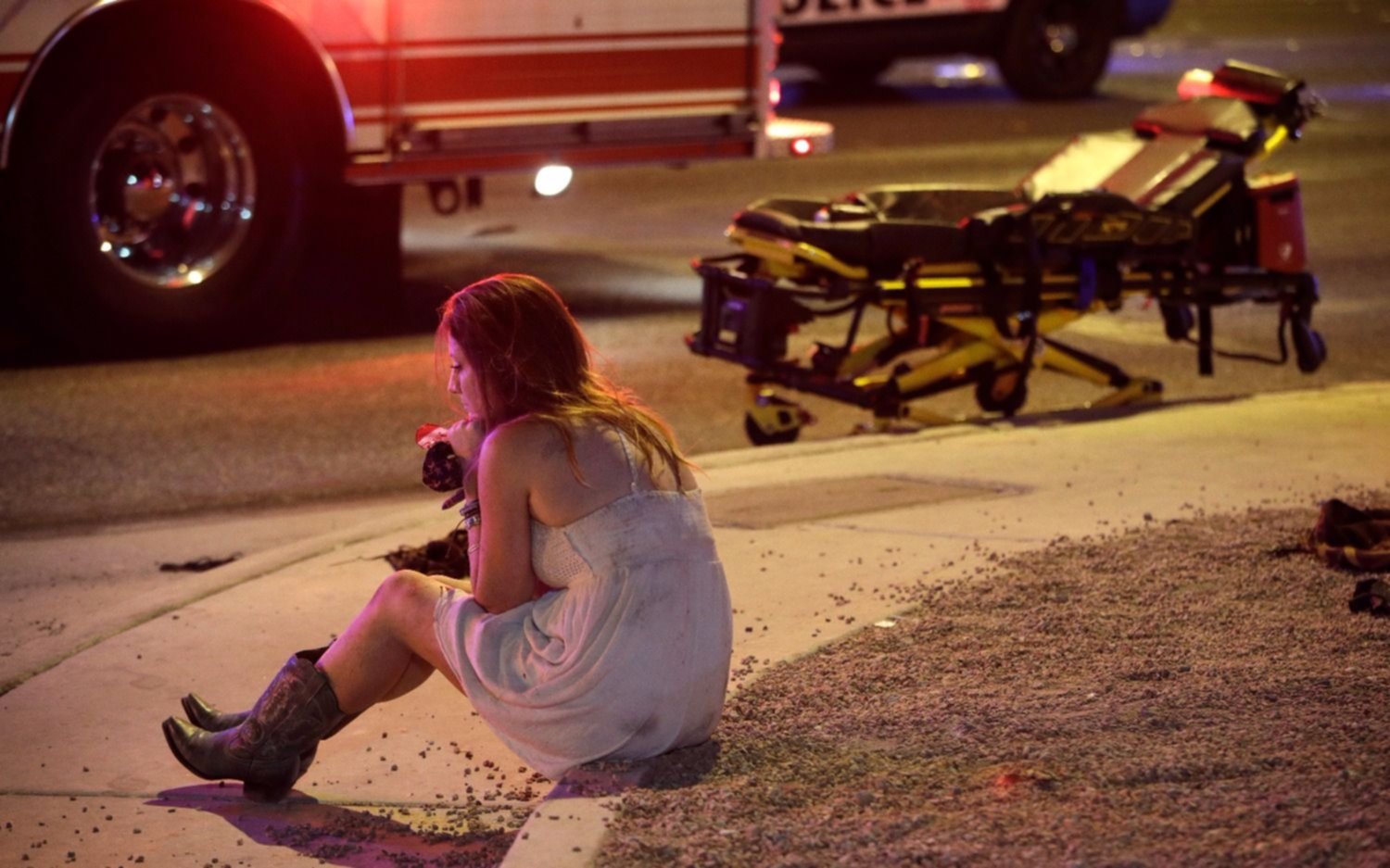 VIDEO: Así fue el momento en que el agresor abrió fuego contra una multitud en Las Vegas