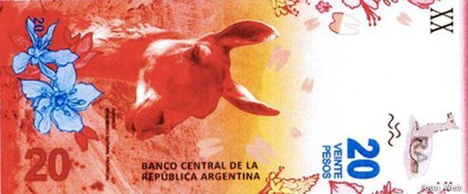 Sale un nuevo billete de 20 pesos