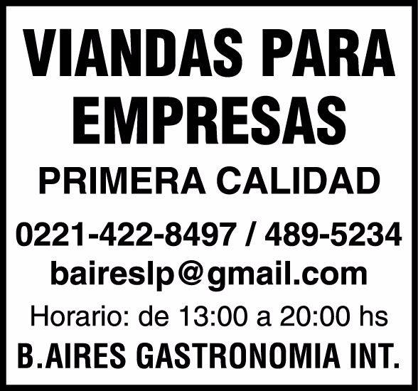 Viandas para empresas de primera calidad: ¿ya las probaste?