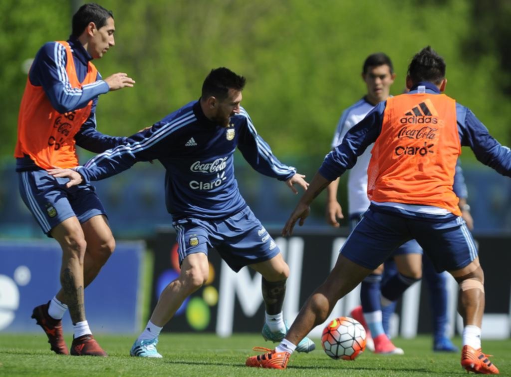 La Selección se muestra con buen ánimo y entera en Ezeiza