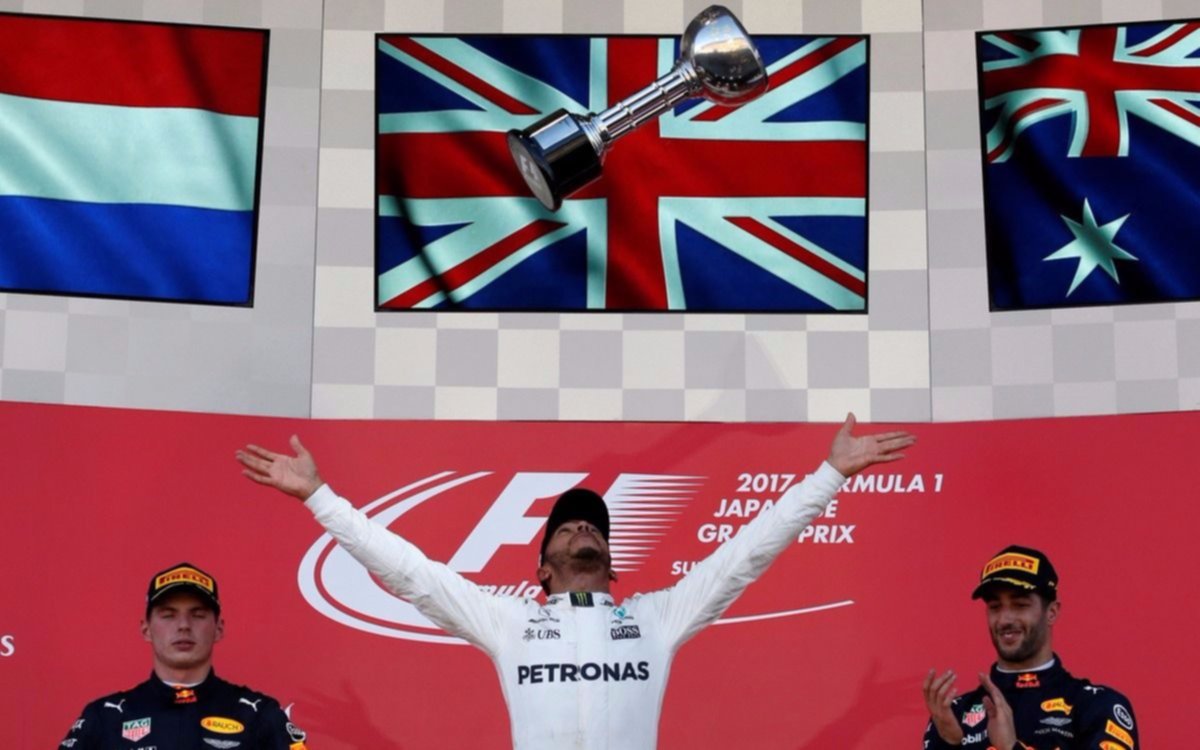 Hamilton ganó el Gran Premio de Japón 